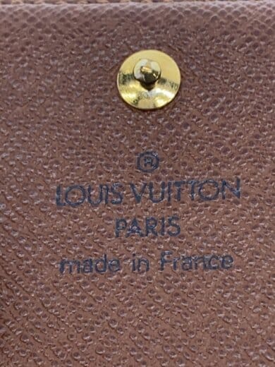 画像：LOUIS VUITTON1)ポルト・モネ・ビエ・トレゾール_モノグラム・キャンバス/PVC/BRW/総柄/レディース3