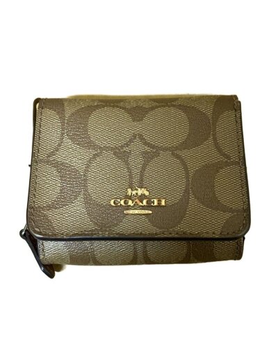 商品画像：3つ折り財布/PVC/BRW/総柄/レディース 1