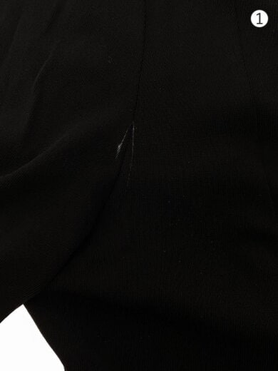 画像：GUCCI長袖ワンピース/42/レーヨン/BLK/無地6