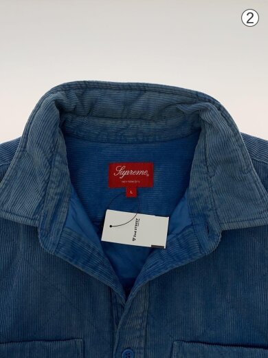 商品画像：シュプリーム/キルティングジャケット/L/コットン/BLU/無地/SUPPL007 6