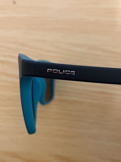 商品画像：サングラス/ウェリントン/プラスチック/BLU/BLK/メンズ 4