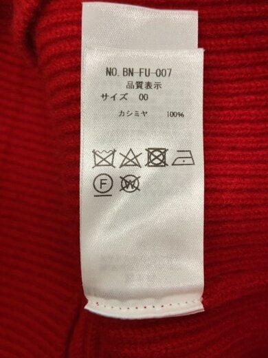 商品画像：セーター(薄手)/00/カシミア/RED/BN-FU-007 4