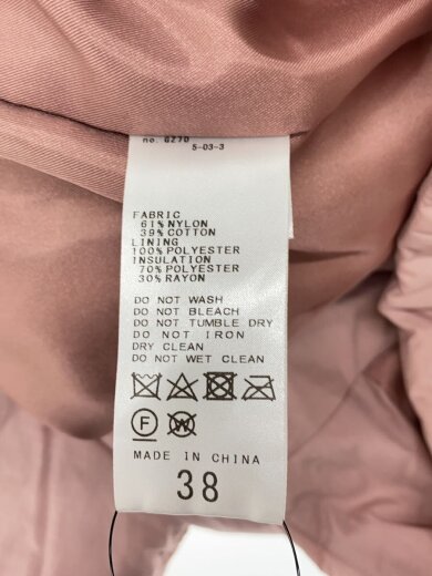 商品画像：コート/38/ナイロン/PNK/無地/22-020-400-9050-3-0// 4