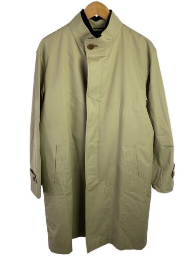 商品画像：ステンカラーコート/L/ポリエステル/BEG/無地/62-27205// 1