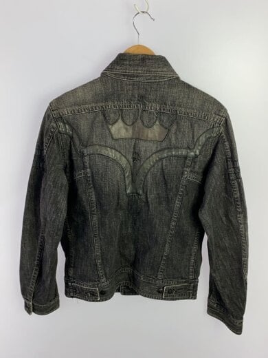 商品画像：JIROMU-PE/Gジャン/S/デニム/BLK/無地// 2