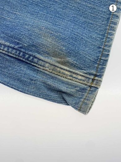 商品画像：ストレートパンツ/32/コットン/BLU/無地// 6