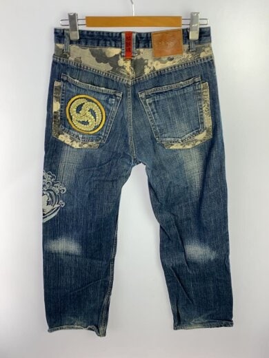 商品画像：ストレートパンツ/32/コットン/NVY/無地// 2