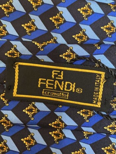 商品画像：ネクタイ/シルク/BLU/総柄/メンズ 3