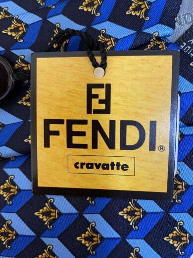 商品画像：ネクタイ/シルク/BLU/総柄/メンズ 4