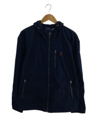 ポロラルフローレン/ジャケット/L/ポリエステル/NVY/無地