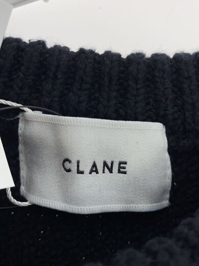 商品画像：クラネ/COTTON SHORT KNIT TOPS/1/コットン/BLK/無地/119106-2192// 3