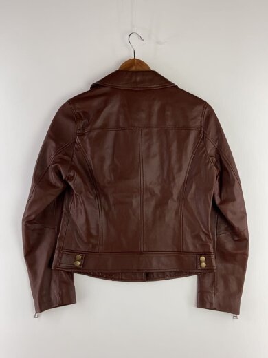 商品画像：レザージャケット・ブルゾン/M/羊革/BRW/無地/PA18-08008 2