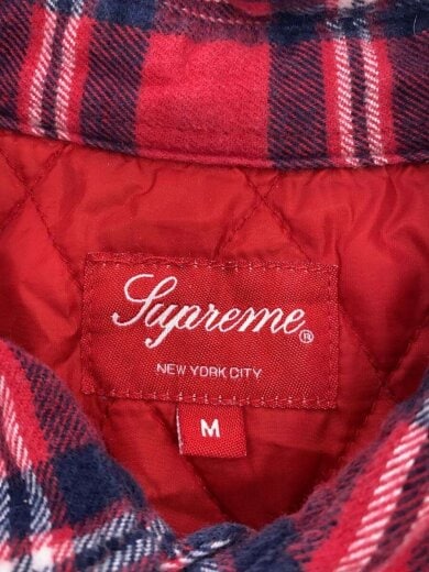 商品画像：ダウンジャケット/M/コットン/RED/チェック 3