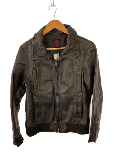 商品画像：レザージャケット・ブルゾン/M/豚革/BLK/無地/8501005 1