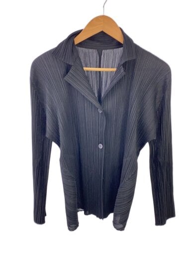 商品画像：ジャケット/4/ポリエステル/BLK/無地/PP51-JD144 1