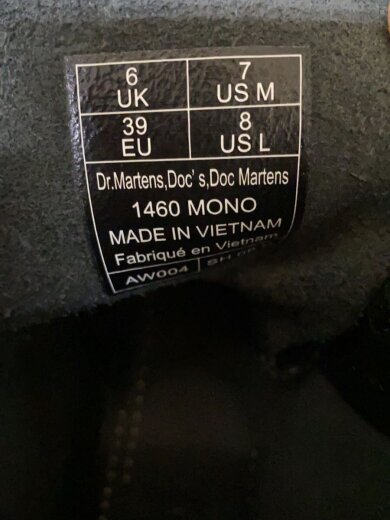 商品画像：レースアップブーツ/UK6/BLK 5