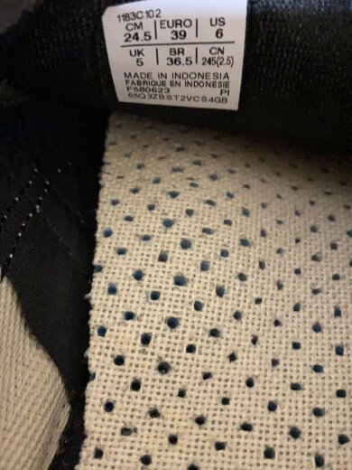 商品画像：ローカットスニーカー/24.5cm/BLK/レザー/1183C102 5