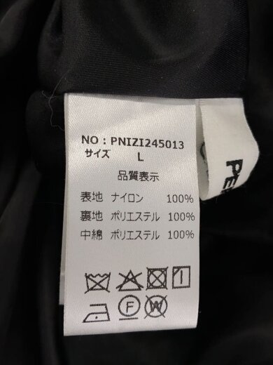 商品画像：PERNA/ロングダウンジャケット/L/ナイロン/BLK/無地/PNIZI245013 4