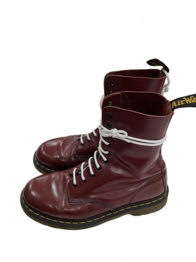 商品画像：10 ホール/レースアップブーツ/--/BRD/レザー 1