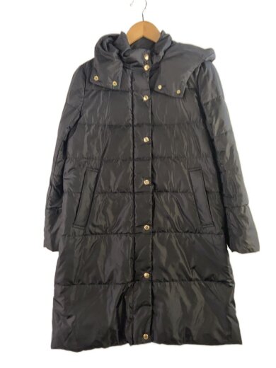 商品画像：ロングダウンジャケット/38/ポリエステル/BLK/無地/H5A07-254-09 1