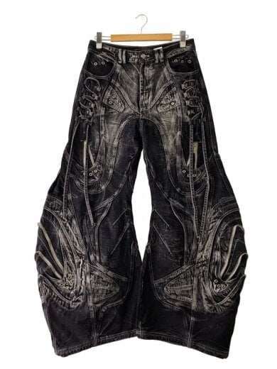 商品画像：24AW/ALIEN WIDE JEANS/ブーツカットパンツ/XL/デニム/BLK/無地// 1