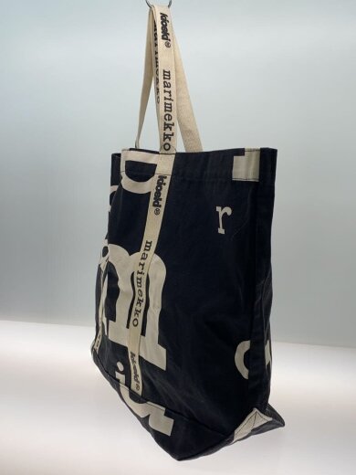 商品画像：トートバッグ/キャンバス/BLK/総柄/092249 2