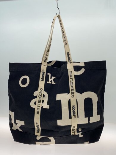 商品画像：トートバッグ/キャンバス/BLK/総柄/092249 3