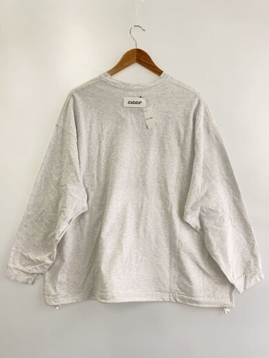商品画像：長袖Tシャツ/L/コットン/GRY/無地/UD47-11H017// 2