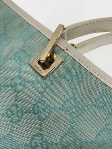 画像：GUCCIトートバッグ/--/BLU/総柄/002・10988