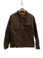 裏地ボアトラッカージャケット/襟コーデュロイ/M/コットン/BRW