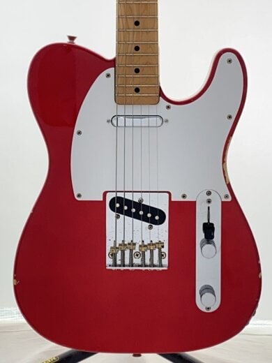 商品画像：TL-43J TL-43J/1999～2002年製/CAR/エレキギター/テレキャスタイプ/赤系/2S// 5
