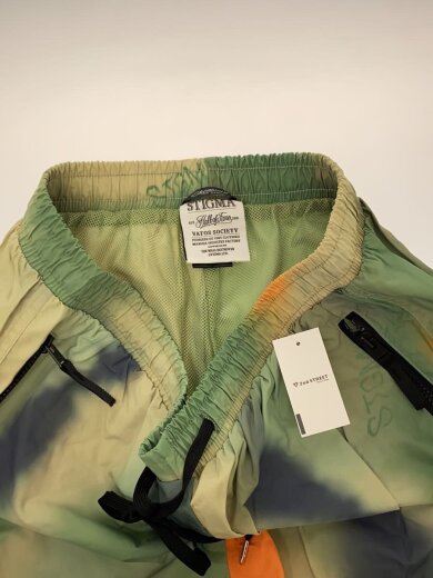 商品画像：STIGMA/テックナイロンパンツ/トラックパンツ/ボトム/XL/ナイロン/GRN/総柄 3