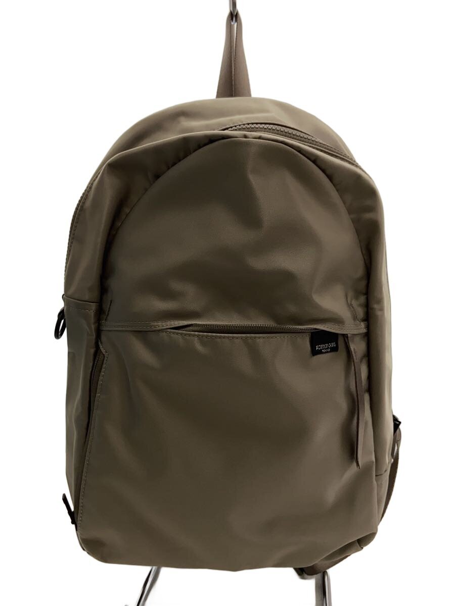 PORTER GIRL / SHELL DAYPACK/リュック/刺繍ロゴ/KHK/無地