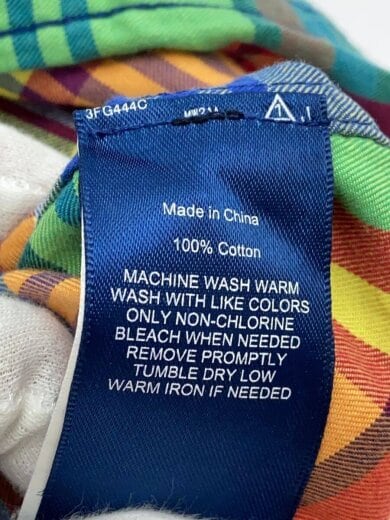 商品画像：長袖シャツ/エポレット/140cm/コットン/マルチカラー/チェック 4