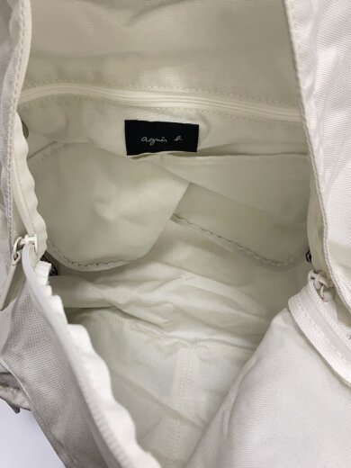 商品画像：リュック/Wポケット/ナイロン/WHT/MS04-04 6