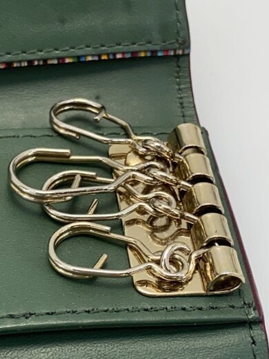 商品画像：カラードエッジキーケース/レザー/BLU/レディース 5