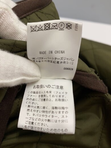 画像：Barbourキルティングベスト/リバーシブル/36/ナイロン/KHK/242MGIS0035