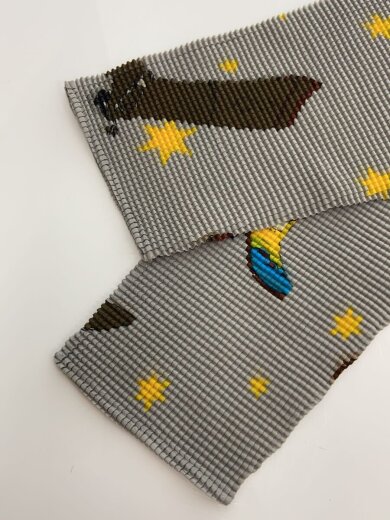 商品画像：カラフルドットストレッチプリーツハイネックトップス/長袖/ポリエステル/GRY/総柄/MI53FJ501// 5