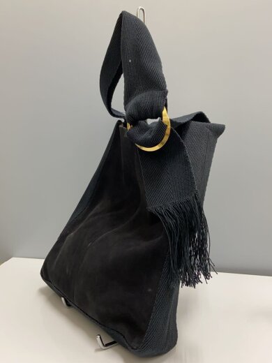 商品画像：20ss/キャンバスコンビネーションスウェードレザーバッグ/スウェード/NVY/スレ有 2