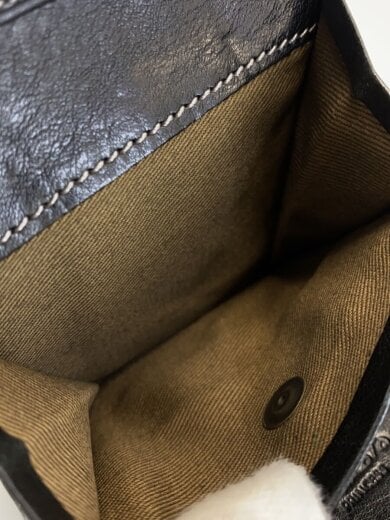 商品画像：3つ折り財布/レザー/BLK/レディース 5