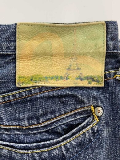 商品画像：デニムパンツ/白カモメプリント/ボタンフライ/30/デニム/IDG 4