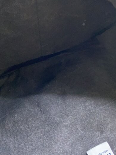 商品画像：フラップショルダーバッグ/型押ロゴ/デニム/BLK 6