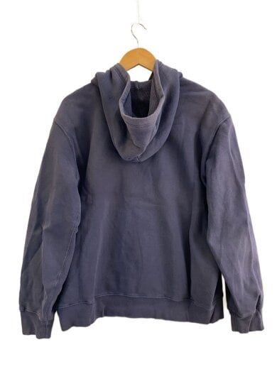 商品画像：90s/ジップパーカー/刺繍ロゴ/L/コットン/NVY/シミ有 2