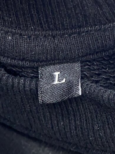 商品画像：プリントスウェット/L/コットン/BLK/S-GINN-E7 4