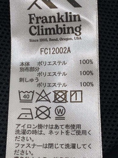 商品画像：Franklin Climbing/アノラックジャケット/6/ポリエステル/BLK/FC12002A 4