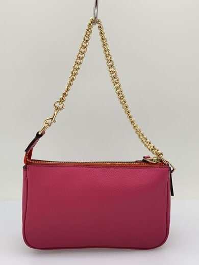 商品画像：チェーンバッグ/フローラルアップリケ/レザー/PNK/F65471// 3