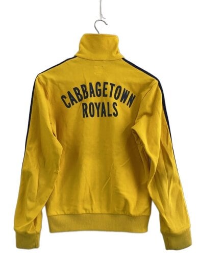 商品画像：トラックジャケット/ロゴワッペン/3本線/XS/コットン/YLW/袖リブヨゴレ有// 2