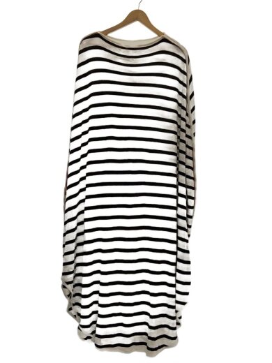 商品画像：ノースリーブワンピース/S/VISCOSE/WHT/ボーダー/S52CT0400 S16613 1