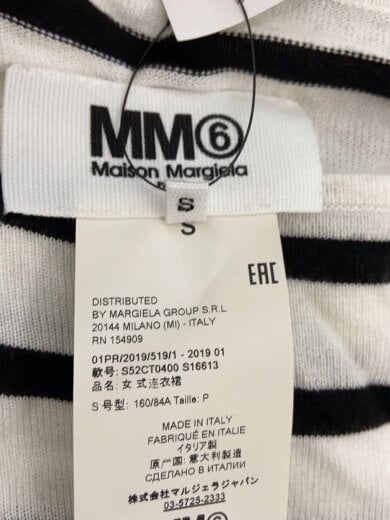 商品画像：ノースリーブワンピース/S/VISCOSE/WHT/ボーダー/S52CT0400 S16613 4