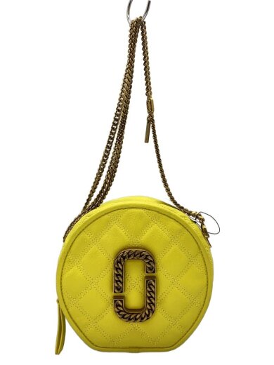 商品画像：The Status Round Crossbody Bag/ショルダーバッグ/レザー/YLW// 1